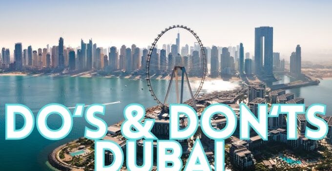 Do's and Don'ts Dubai