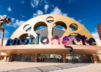 Hollywood-themed rides at the Motion Gate in Dubai