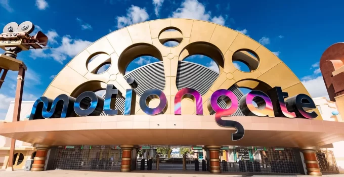 Hollywood-themed rides at the Motion Gate in Dubai