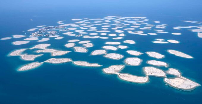A picnic day out at The World Islands in Dubai, UAE